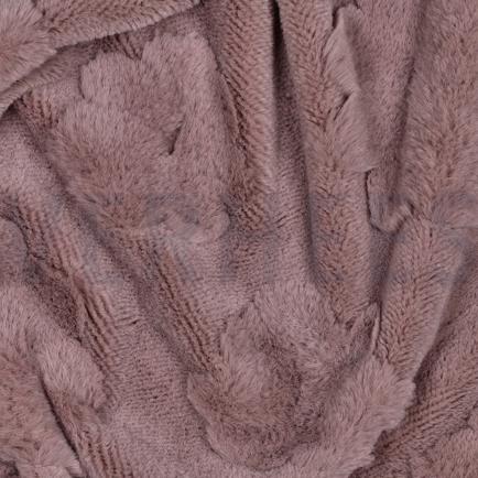 FLEECE FLOWERS MAUVE (hover)