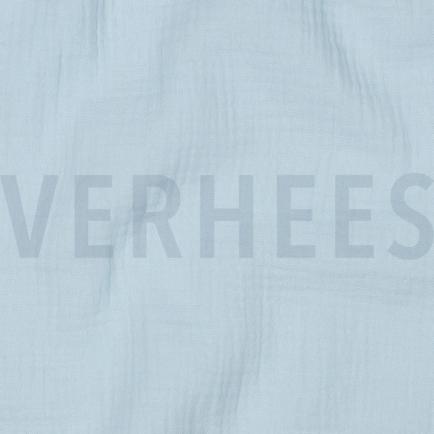 DOUBLE GAUZE 160CM BLAUW (hover)
