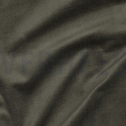 VELOURS MILLERAIES STRETCH 28W VERT ARMÉE (hover)