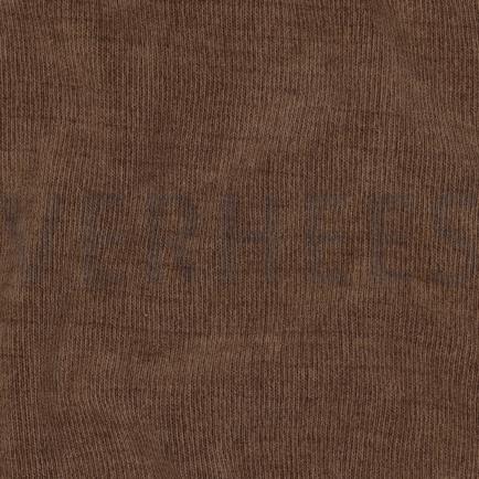 DOUBLE SIDED KNITTED VELOURS SHERPA BROWN (hover)