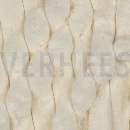 FAUX FUR STRIPES ECRU (hover)