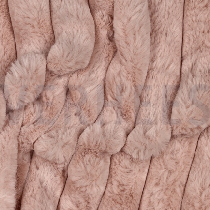 KUNSTPELZ STREIFEN ALTROSA (hover)