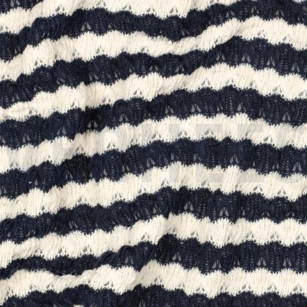 BREISEL JACQUARD STREPEN MARINEBLAUW (hover)