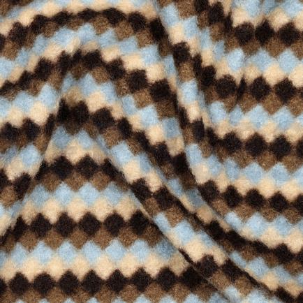 BOUCLÉ STRIPES BROWN (hover)