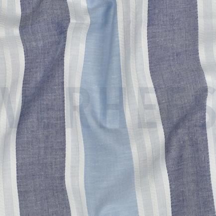 KATOEN GARENGEVERFD STREPEN BLAUW (hover)