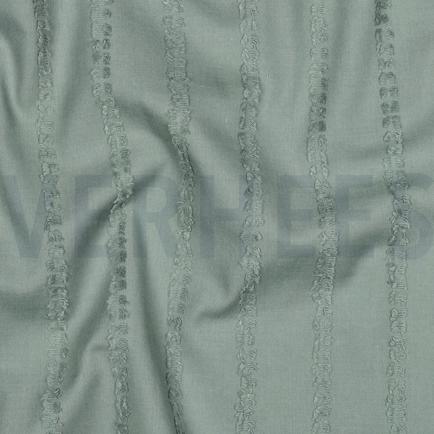 COTTON VOILE DOBBY STRIPES SAGE (hover)