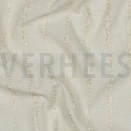 COTTON VOILE DOBBY STRIPES NATURAL (hover)