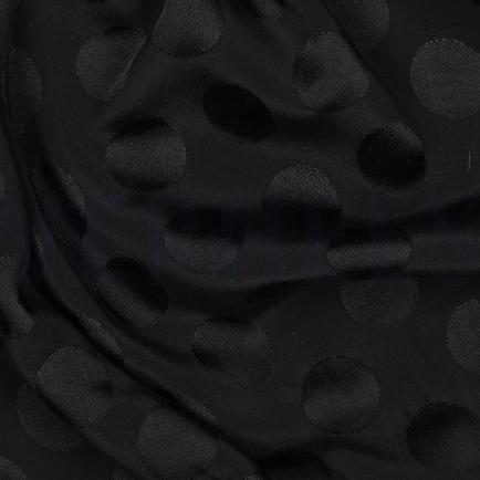 VISCOSE JACQUARD POIS NOIR (hover)