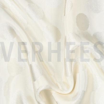 VISCOSE JACQUARD DOTS OFF WHITE (hover)