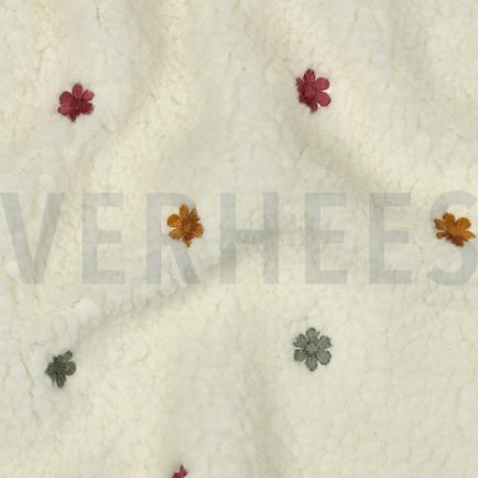 TEDDY EMBROIDERY BLOEMEN ECRU (hover)