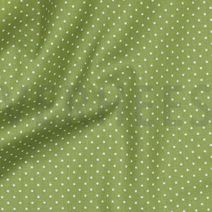 POPLIN PETIT DOTS GREEN (hover)