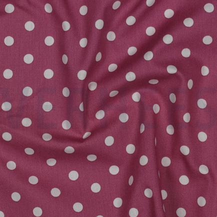 KATOENEN POPLIN STIPPEN MAUVE (hover)