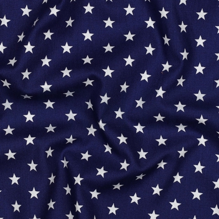 POPLIN PETIT STARS COBALT (hover)