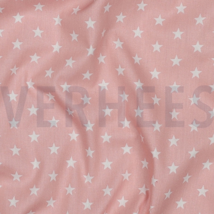 POPLIN PETIT STARS OLD ROSE (hover)