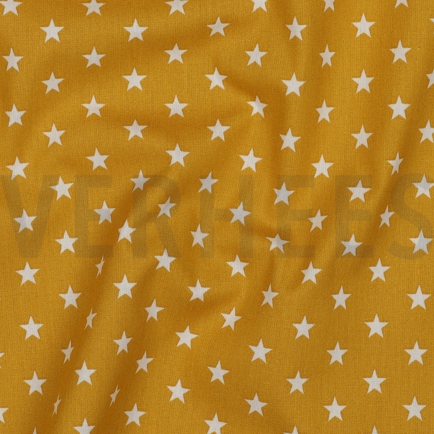 POPLIN PETIT STARS OCHRE (hover)