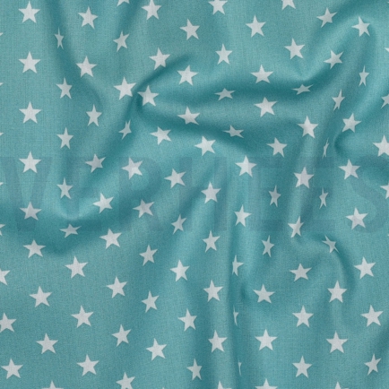 POPLIN PETIT STARS OLD GREEN (hover)