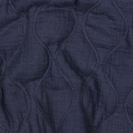 DOUBLE GAUZE QUILT MARINEBLAUW (hover)