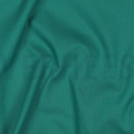 KATOENEN POPLIN TEAL (hover)