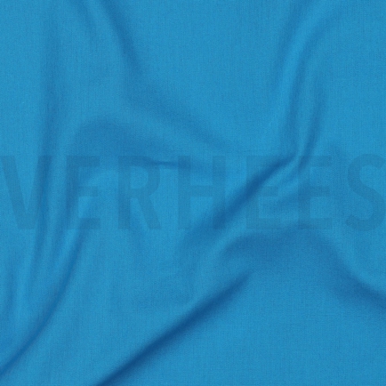 KATOEN POPLIN AQUA BLAUW (hover)