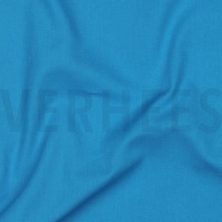KATOENEN POPLIN AQUA BLAUW (hover)