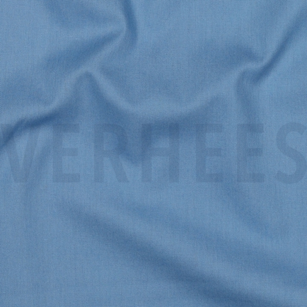 KATOEN POPLIN SCHADUWBLAUW (hover)