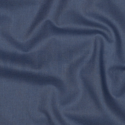 KATOEN POPLIN JEANSBLAUW (hover)