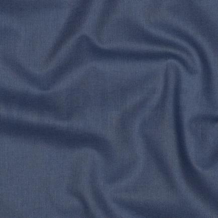 KATOENEN POPLIN JEANSBLAUW (hover)