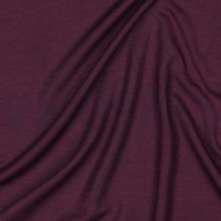 TENCEL™ MODAL JERSEY AUBERGINE (hover)