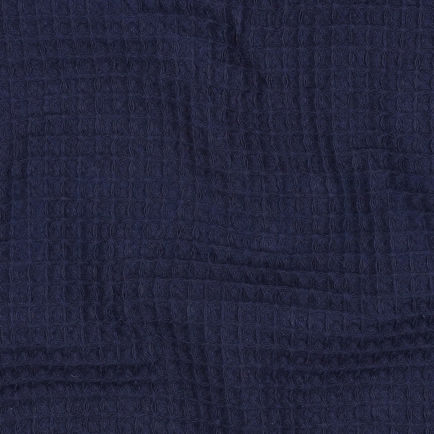 COTTON WAFFLE NAVY (hover)