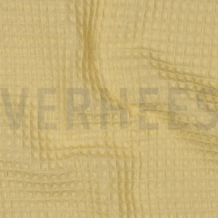 COTTON WAFFLE SOFT YELLOW (hover)