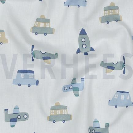FINE POPLIN VEHICLES WHITE (hover)