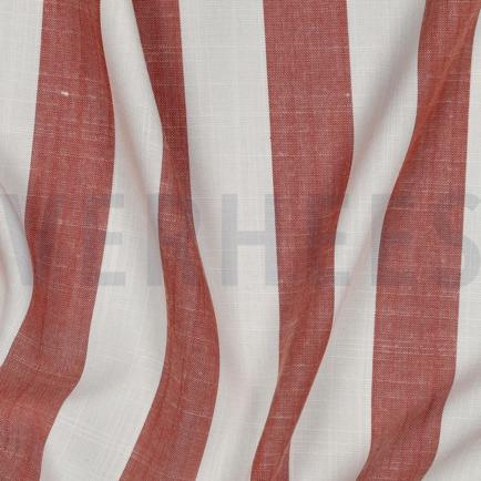 VISCOSE YARN DYED STRIPES ORANGE (hover)
