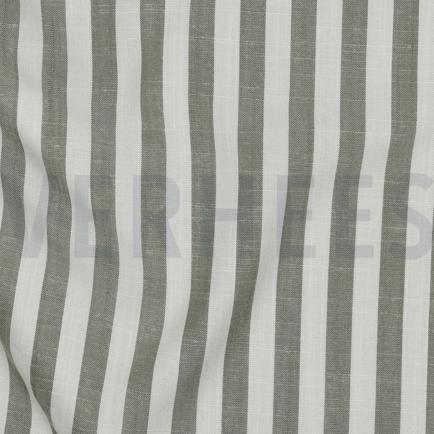 VISCOSE YARN DYED STRIPES GREEN (hover)
