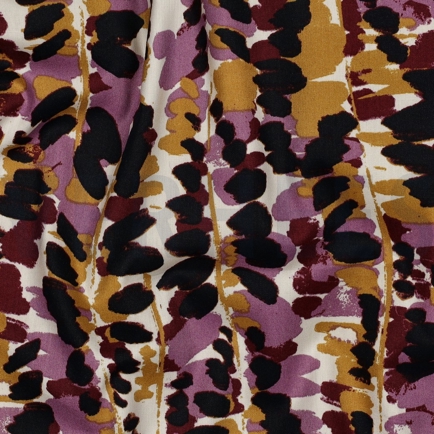 COTON VISCOSE ABSTRACT BORDEAUX (hover)