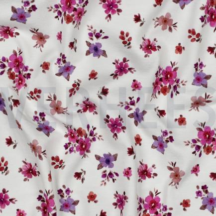 JERSEY DIGITAL BLUMEN FUCHSIA (hover)