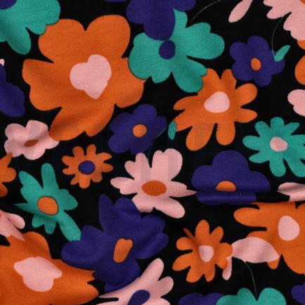 SOFT SWEAT BLUMEN SCHWARZ (hover)