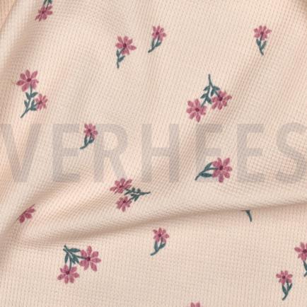 WAFFELJERSEY BLUMEN HELLROSA (hover)