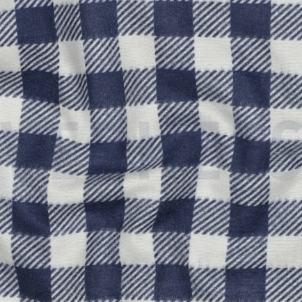 FLANELL KAROS BLAU (hover)