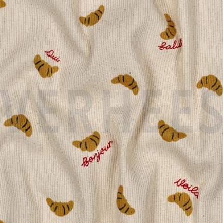 RIB JERSEY NATURAL CROISSANTS NATURAL (hover)