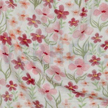 MUSSELIN DIGITAL BLUMEN ROSA (hover)