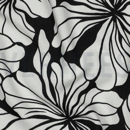 VISCOSE RADIANCE FLEURS NOIR (hover)