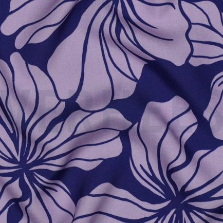 VISCOSE RADIANCE FLEURS BLEU (hover)