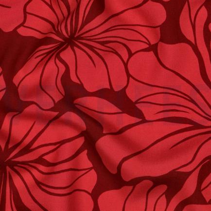 VISCOSE RADIANCE FLEURS ROUGE (hover)