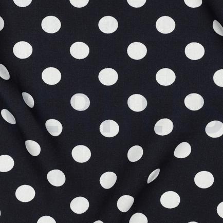 VISCOSE RADIANCE POIS BLEU MARINE (hover)