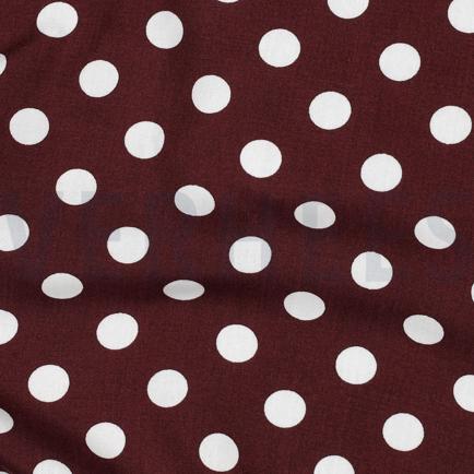 VISCOSE RADIANCE POIS BORDEAUX (hover)