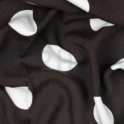 VISCOSE RADIANCE POIS BRUN FONCÉ (hover)