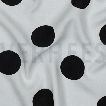 VISCOSE RADIANCE POLKA DOTS WIT (hover)