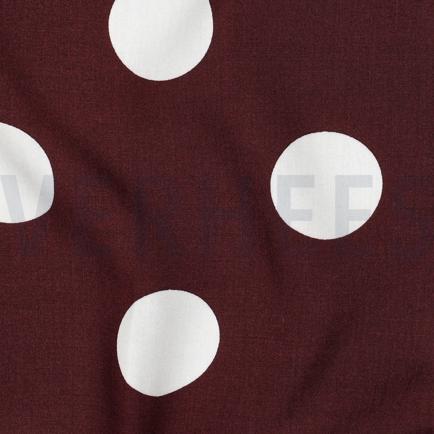 VISCOSE RADIANCE POIS BORDEAUX (hover)