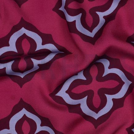 VISCOSE RADIANCE ABSTRAIT FUCHSIA (hover)