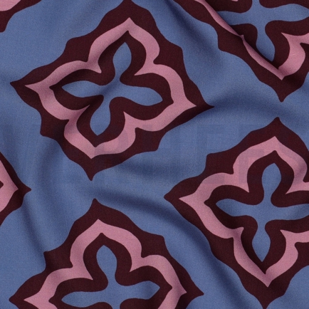 VISCOSE RADIANCE ABSTRACT BLAUW (hover)
